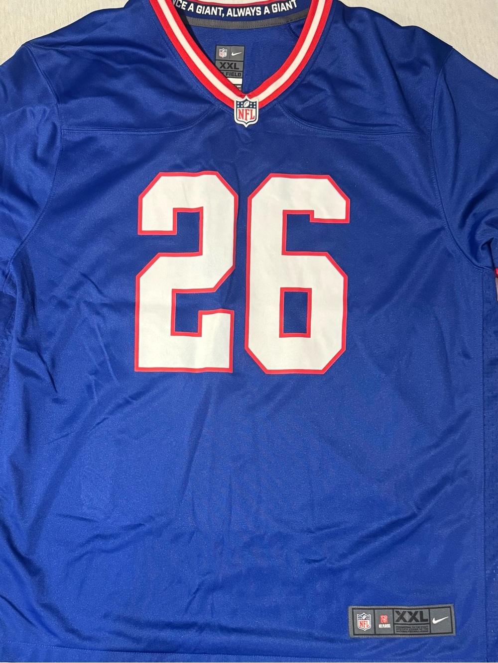 Saquon Barkley New York Giants Stitched Nike Limited NFL Jersey Size XXL